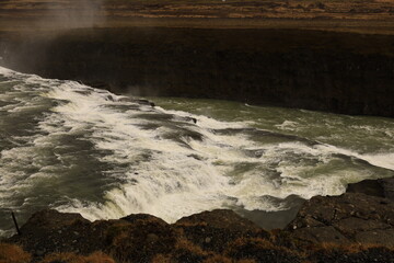 Gullfoss is a waterfall located in the canyon of the Hvítá river in southwest Iceland.