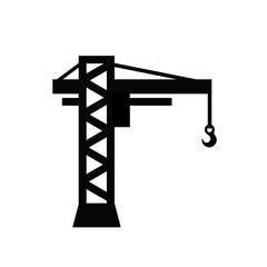 Building crane Icon Vector. 