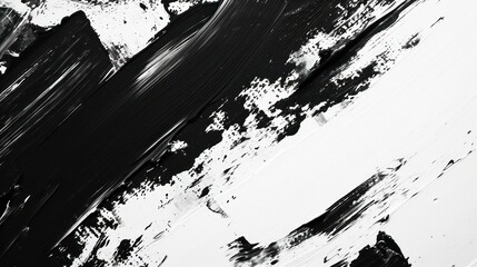 Abstract black ink texture Japan style on a white background. Water color splash. Hand brush ink on white paper. - obrazy, fototapety, plakaty