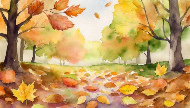 an artistic fall background