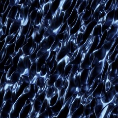 Abstract, fluid and colorful 3D background texture. Modern and contemporary feel. Metallic, iridescent and reflective with shades of black, white, blue, cyan