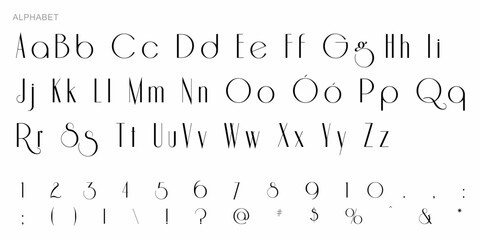 Alphabet Split Monogram, Split Letter Monogram, Alphabet Frame Font. Laser cut template. Initial monogram letters.
