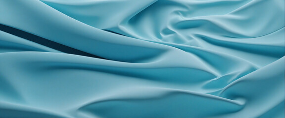Fototapeta premium Blue Abstract Surface, 3D Rendering