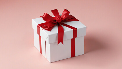 Obraz premium Pastel colored happiness gift box