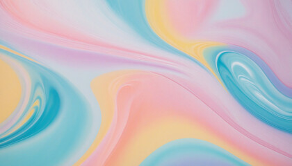 Obraz premium Abstract holographic pastel gradient background with grainy texture for banner, header, poster, or cover design.