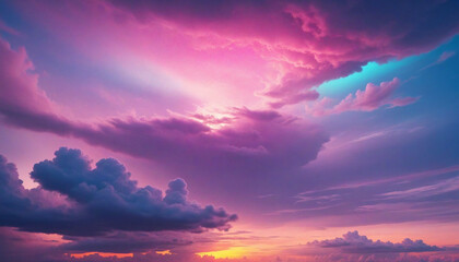 Obraz premium Abstract 3D Fantasy Sky Render