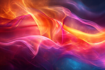 Fototapeta premium Fluid painting abstract technology. Intense color full mix vibrant colors 