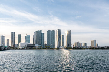 Fototapeta premium Miami Skyline buildings