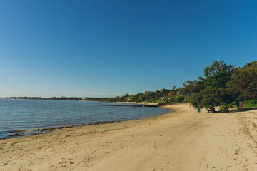 paradisiacal beaches of colonia del sacramento uruguay