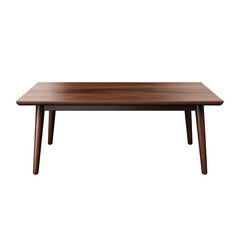 Fototapeta premium Coffee Table. Scandinavian modern minimalist style. Transparent background, isolated image.