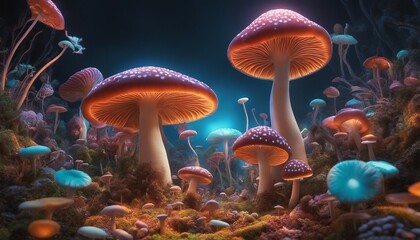 Fototapeta premium mushroom world