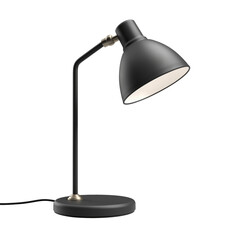 Desk lamp. Scandinavian modern minimalist style. Transparent background, isolated image.