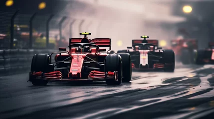 Türaufkleber F1 f1 race car speeding