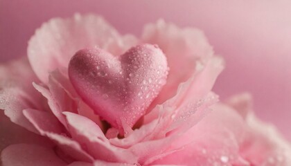 Obraz premium Saint Valentines Day pink background