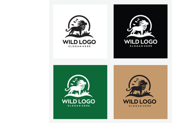 wild logo editable file