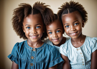 cute portrait young girls , young kids portrait close-up, beautiful portrait of girls 