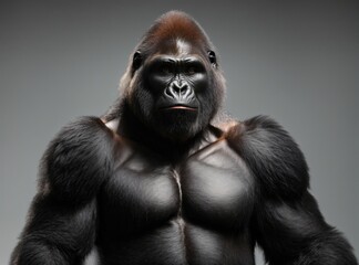 Studio Elegance with a Gorilla