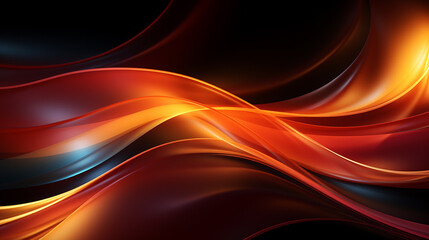 Obraz premium Free_vector_abstract_techno_background_with_flowing__