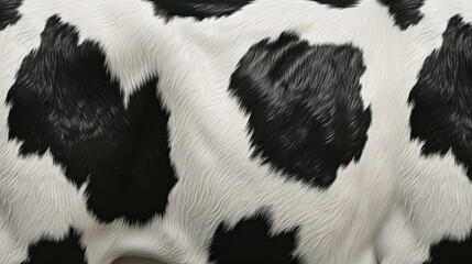 Close up of spotted cow hair skin texture background. Animal fur for print, fashion, banner