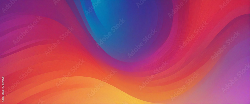 Poster colorful gradient abstract banner design with space for text.