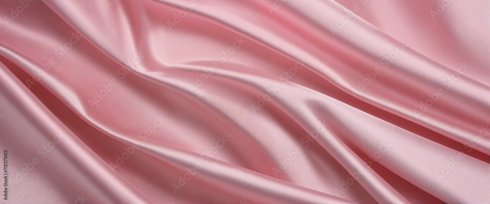 Poster luxurious pastel pink abstract gradient background with smooth satin texture and copy space