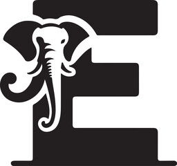Alphabet E Logo Icon Vector illustration, E letter vector logo ideas, iconic logo, premium logo icon