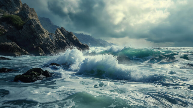 Picture of a rough sea