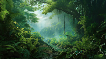 Nature picture of a jungle