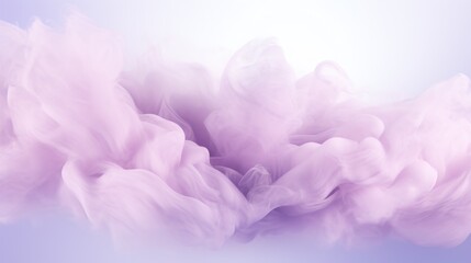  a lot of smoke is floating in the air on a blue and white background with a soft light purple color. - obrazy, fototapety, plakaty
