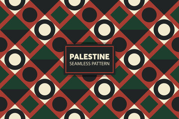 modern Palestinian embroidery pattern background. Great for presentations and slides. vector file.