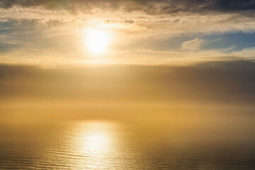 Sunset, sunlight on the water at sunrise, sunset, sun, 