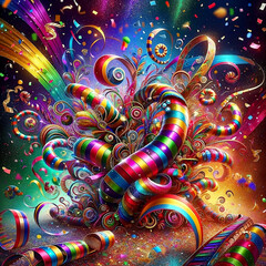 abstract background Carnival
