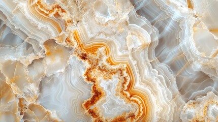 Backgrounds and textures: surface of beautiful decorative stone, abstract blue and yellow pattern of cracks, spots and stains, natural background