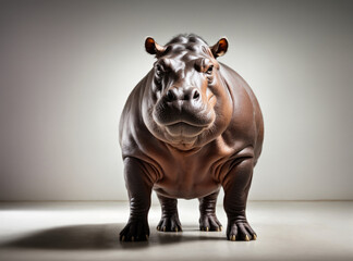Studio Elegance with a Hippo