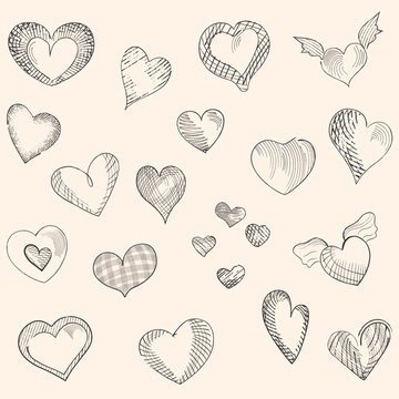Vector isolated one single simplest heart shape open line colorless black and white contour line easy drawingVector isolated one single simplest heart shape open line colorless black and white contour