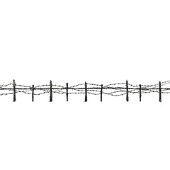 Barbed Wire Line Diagrams - Dark Abstract Art
