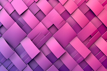 Create a pattern of squares with a gradient of purple and pink colors