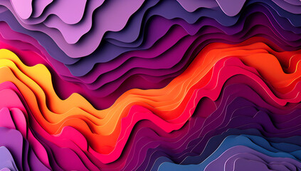 Abstract Design with Colorful Shapes, Modern Art Background, Dynamic and Graphic Pattern, Creative...