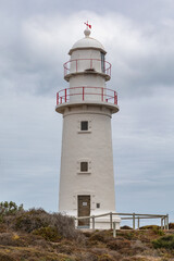 Fototapeta na wymiar Historic Corny Point Lighthouse (1882) - Yorke Peninsula, South Australia
