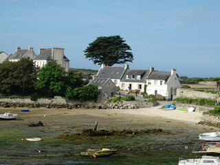 plage de Batz à marée basse