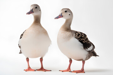 two white ducks