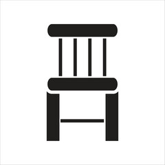chair vector icon line template