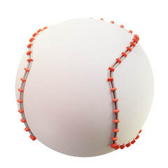 3d illustration of baseball ball