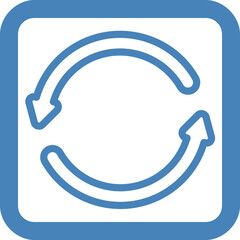 blue arrow sign icon animated vector