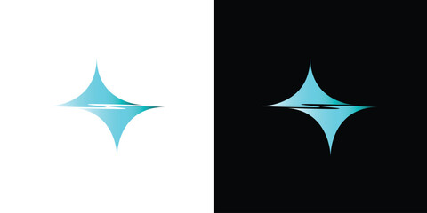 illustration of a black and white background