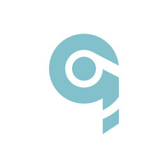 Monogram Q design vector logo. Monogram initial letter mark Q logo design. Monogram design vector logo. Monogram initial letter mark Q logo design. Simple Q monogram. Monogram Q design logo
