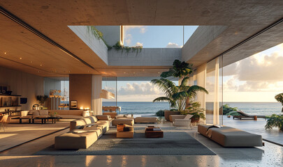 Modernist beach house