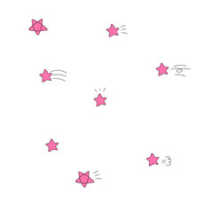 可愛い星のパターン