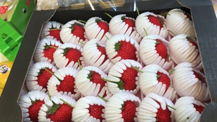 Fresh Strawberries in Protective Packaging A Delicious and Healthy Treat Ready to Enjoy