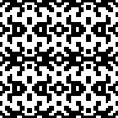 Seamless pattern. Abstract backdrop. Geometric motif. Simple shapes wallpaper. Digital paper, web design, textile print. Squares, rectangles, figures ornament. Polygons background. Vector artwork